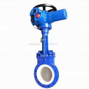 電動刀閘閥DMZ973X-10Q   DN200泥漿、空氣、渣