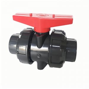 帶平臺的UPVC承插球閥，可加裝電氣動執(zhí)行