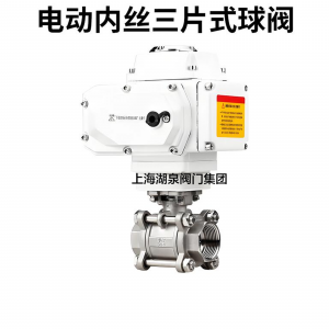 DN25材質(zhì)304不銹鋼內(nèi)絲電動(dòng)球閥